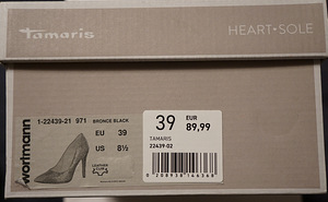 Tamaris "Heart & Sole" nahast mugavad kontsakingad, uued. (8 foto / 8)