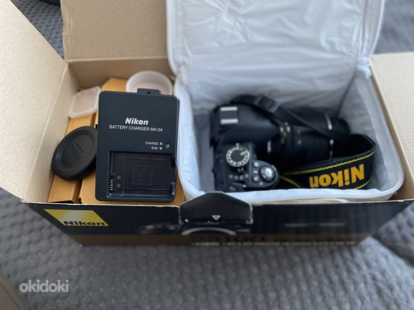 Nikon D3100 18-55 VR Kit praktiliselt uus !!! (foto #2)
