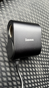 Autolaadija usb-a/c koos sigarisüütaja pikendusega (2x) (3 foto / 4)