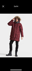 Uus Didiksons Ben meeste talveparka, Anemon Red (2 foto / 3)