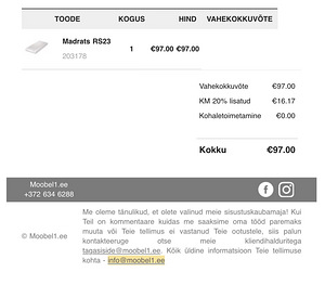 Lastevoodi uue pakendis madratsiga (3 foto / 3)