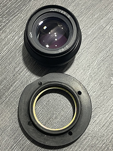 Jupiter 8 50mm F/2, Black! USSR Lens (1 foto / 2)