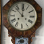 Старые американские настенные часы (фото #1)