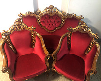 Диван-софа в стиле рококо и 2 кресла
