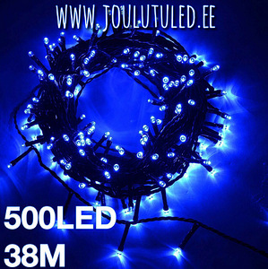 Рождественские гирлянды 500 led/38м, синие, в наличии
