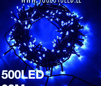 Рождественские гирлянды 500 led/38м, синие, в наличии