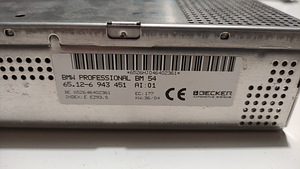 BMW MK4 (65526934410)+GPS-moodul+kõlarid+kinnitusosad (7 foto / 8)