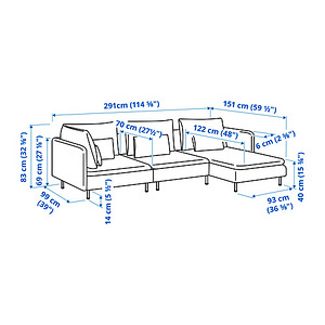 Diivan Ikea 300cm x 150cm (4 foto / 4)
