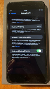 iPhone 8 pluss 64gb battery health 87% (8 foto / 9)