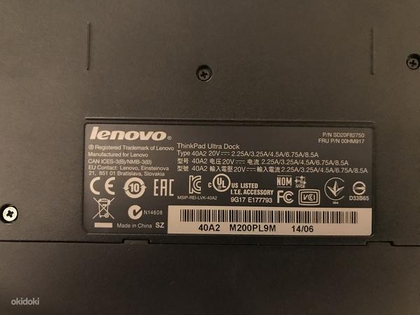 Lenovo ThinkPad Ultra Dock Type: 40A2 (toiteplokita) (foto #2)