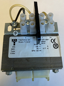 Trafo 230VAC/24VAC 100VA 4.17A TRAFOMIC