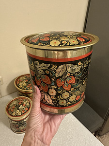 Komplekt 3 kuivainete hoiustamise mahutist (1 foto / 3)