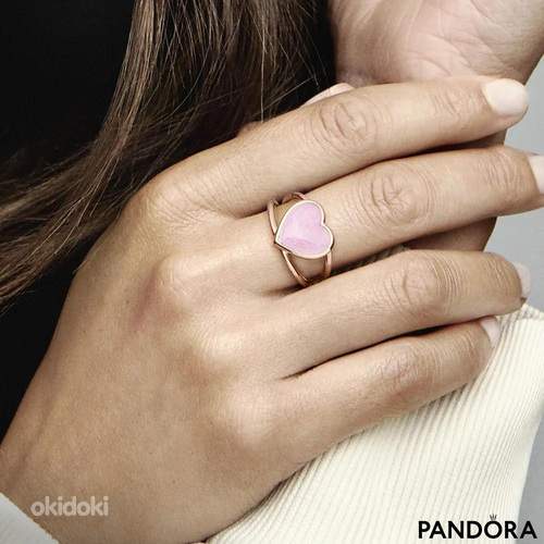 Pandora 14K kullatud Kaelakee ja Sõrmuse komplekt! (фото #2)