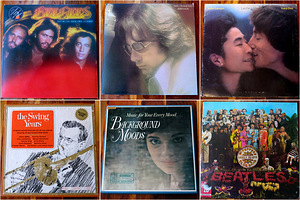 Vinüülplaatide kollektsioon: Bee Gees, Beatles, Neil Diamond (1 foto / 10)
