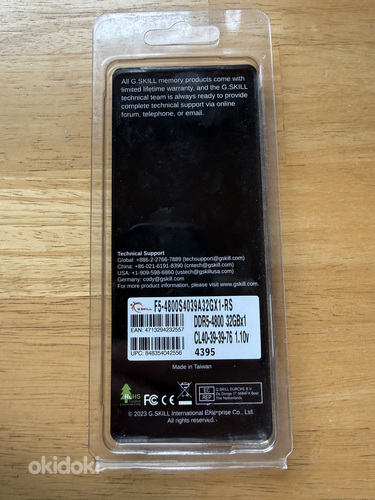 G.Skill Ripjaws DDR5 SO-DIMM 4800MHz CL40 32GB