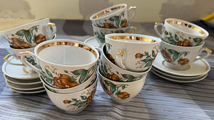 Rīgas Porcelāna Rūpnīca, RPR kohviserviis Marianna (5 foto / 5)
