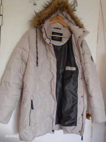 Светло-серая женская зимняя куртка, 48 (фото #3)