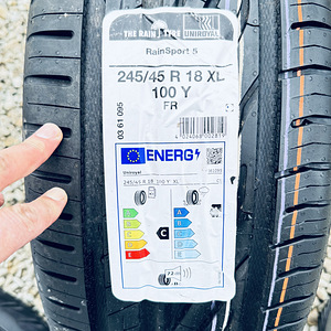 R18 veljed 5x112 ET45 uute Uniroyal Rain Sport 5 rehvidega (6 foto / 10)
