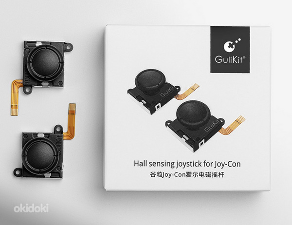 Замена джойстика GuliKit Hall effect для контроллеров Joy-Co