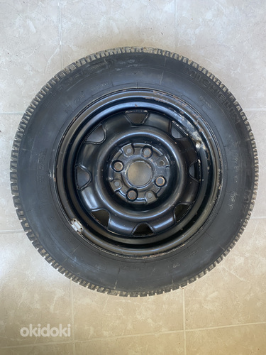 Легкосплавные диски 4x108 с шинами Michelin (фото #1)