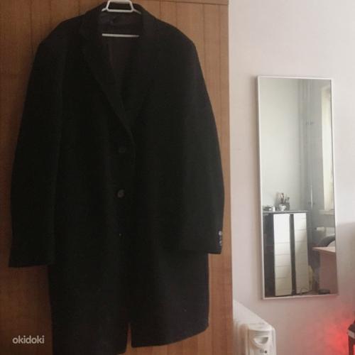 Черное базовое пальто (фото #1)