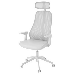 IKEA MATCHPEL kontoritool – 2 tk, valge, ergonoomi (5 foto / 5)