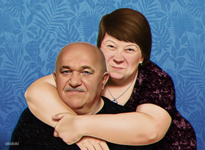 Tellimuse järgi joonistus - parim kingitus igaks tähtpäevaks! (3 foto / 5)