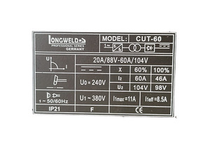 Plasma lõikur LONGWELD CUT-60 (4 foto / 10)