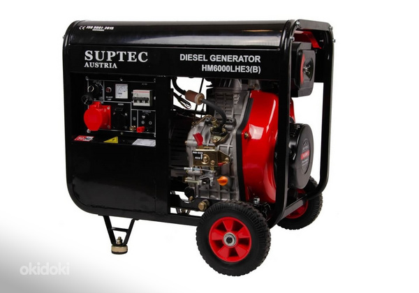Suptec Дизельный генератор SUPTEC HM6000LHE3 380В / 220В (фото #1)