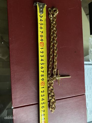 Золотая цепочка с крестом, 119гр, 18к, 750 (фото #4)