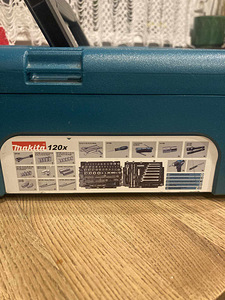 Makita 120 osaline tööriistakohver. Uus (2 foto / 2)