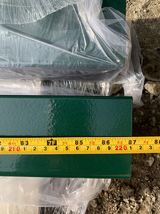 3D Tiibvärava 2 posti. 80x80x2200mm. Koos 4 hingega (7 foto / 8)