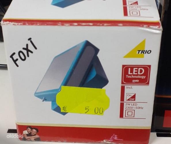 Foxi LED лампа, зелёная и голубая (фото #2)