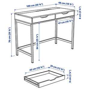 IKEA ALEX laud 100 x 48 cm (3 foto / 3)