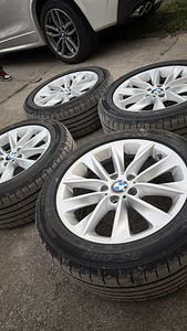 Оригинальные диски с резиной R18 BMW X3 F25 X4 F26 (2 фото из 6)