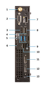 Dell Optiplex 3070 Micro i7 1TB SSD 16 GB RAM Win 10 Pro (2 foto / 2)