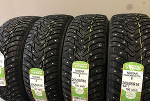 205/55/16 NOKIAN HAKKAPELIITTA8 94T naastrehvid (1 foto / 1)