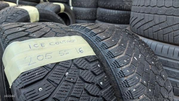 205/55/16 Continental IceContact 2tk 6.7mm 30eur (foto #1)