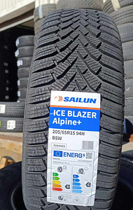 205/65/15 Sailun Ice Blazer Alpine+ 94h lamellrehvid (1 foto / 1)