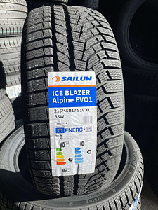 215/45/17 Sailun Iceblazer Alpine EVO 91v xl lamellrehvid (1 foto / 1)