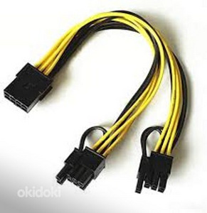 PCIe 8 Pin to 2x 8(6+2) Pin Splitter Kaabel (2 foto / 2)