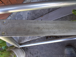 Roostevabast terasest kronsteinid 2 tk. (5 foto / 5)