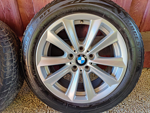 BMW Style 236 17" 5x120 valuveljed + lamellrehv Bridgestone (1 foto / 9)