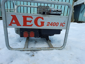 AEG 2400 IC elektrigeneraator, bensiinigeneraator, 2kva