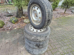 Диски + Шины 225/65R16C (шипованные), Renault Master III (3 фото из 4)