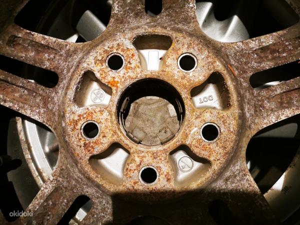 Литые диски honda CR-V orig + шипованные шины Hankook 205/70/15 (фото #4)