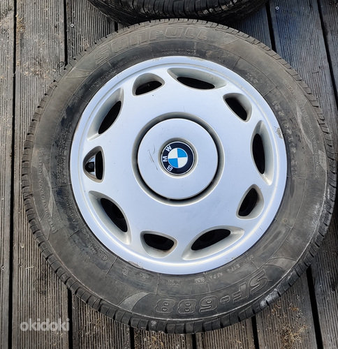 Легкосплавные диски BMW 5x120 с летними шинами (фото #1)