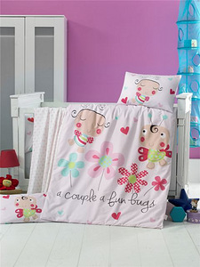 Beebi voodipesu Victoria Bebek Pink (1 foto / 8)