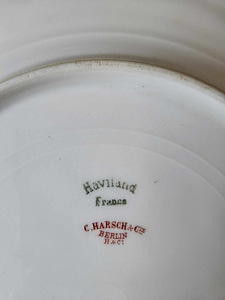 Taldrikud Haviland Limoges Harsch Berlin Green Gold (3 foto / 3)