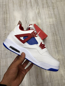 Nike tossud Air Jordan 4 Punane Sinine Valge (4 foto / 4)